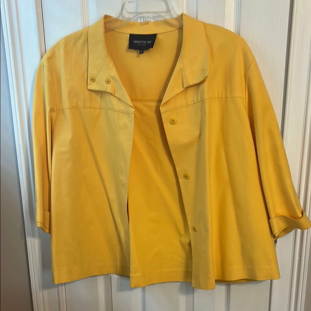 Lafayette 148 New York Mustard Blazer